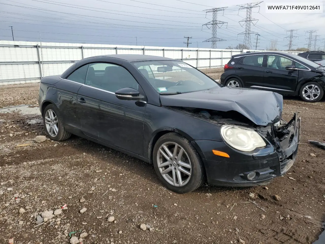 2009 Volkswagen Eos Lux VIN: WVWFA71F49V012641 Lot: 54148245