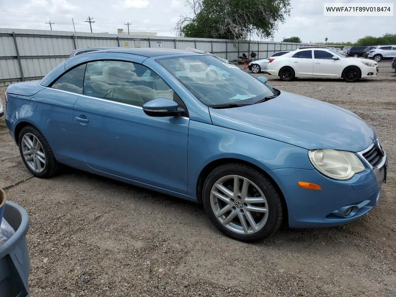 2009 Volkswagen Eos Lux VIN: WVWFA71F89V018474 Lot: 55139285