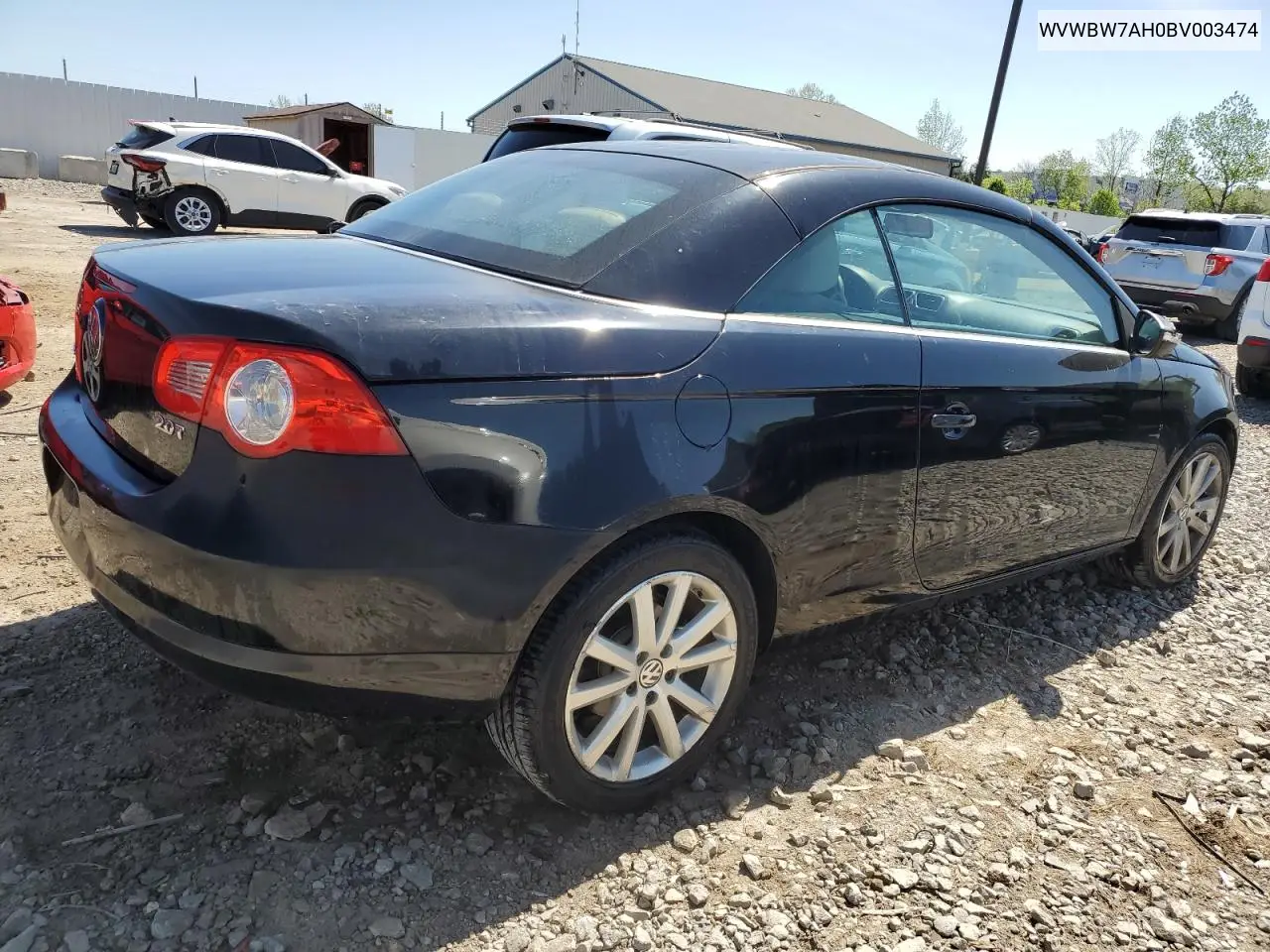 2011 Volkswagen Eos Komfort VIN: WVWBW7AH0BV003474 Lot: 54083375