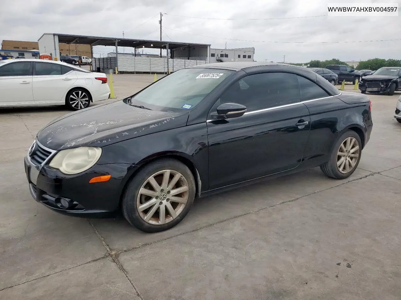 2011 Volkswagen Eos Komfort VIN: WVWBW7AHXBV004597 Lot: 55067525