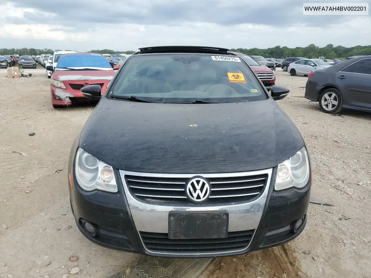 2011 Volkswagen Eos Lux VIN: WVWFA7AH4BV002201 Lot: 61456275