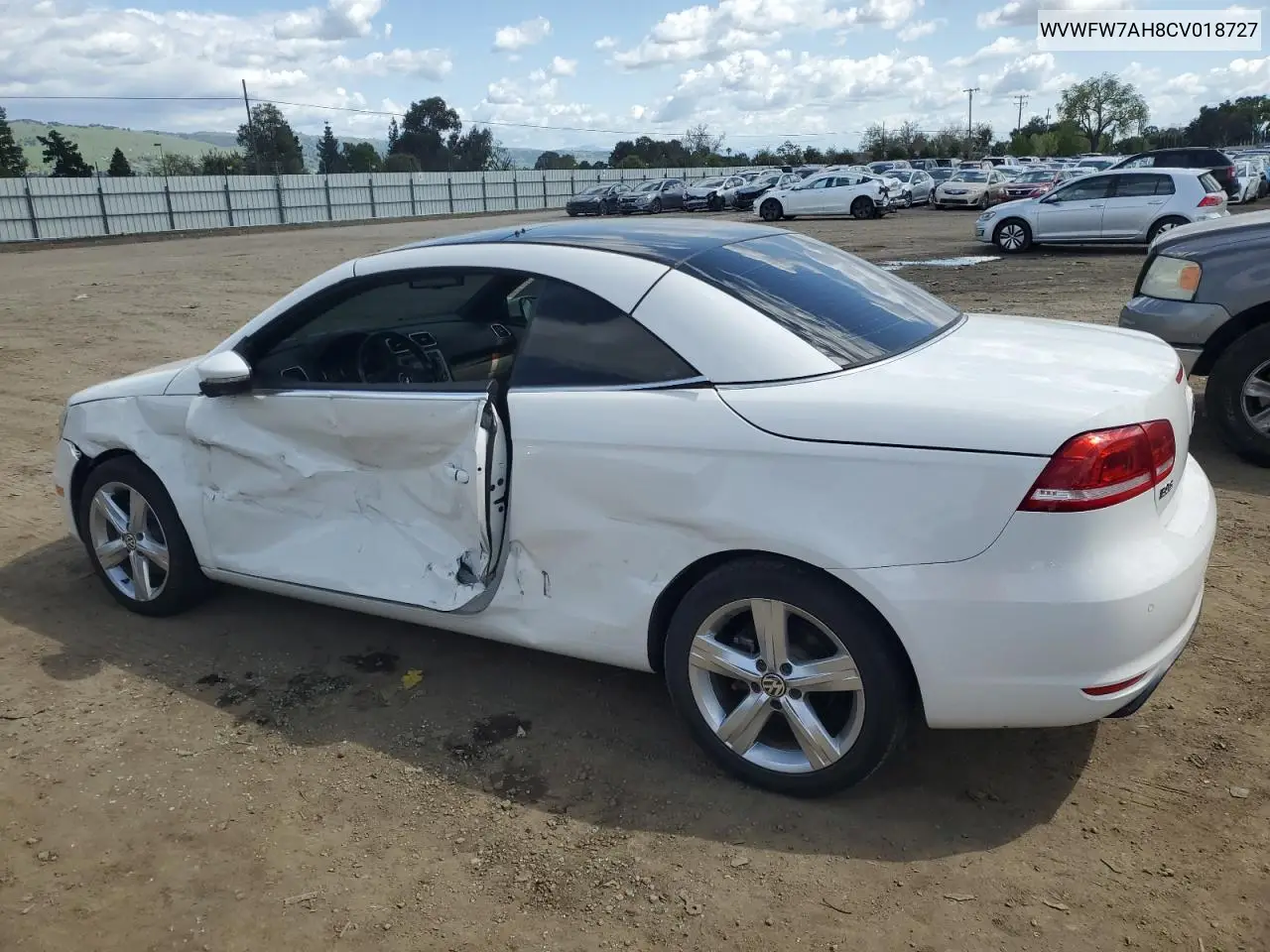 2012 Volkswagen Eos Lux VIN: WVWFW7AH8CV018727 Lot: 51332135