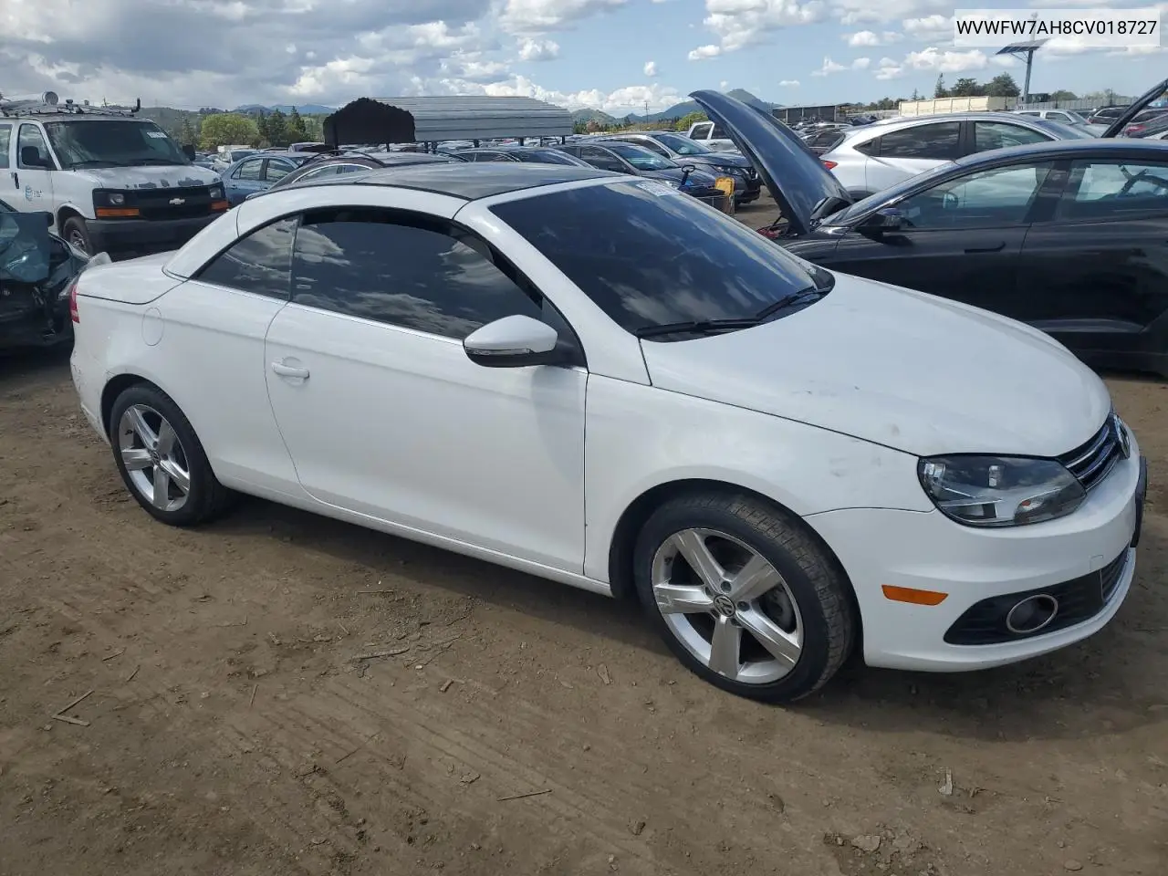 2012 Volkswagen Eos Lux VIN: WVWFW7AH8CV018727 Lot: 51332135