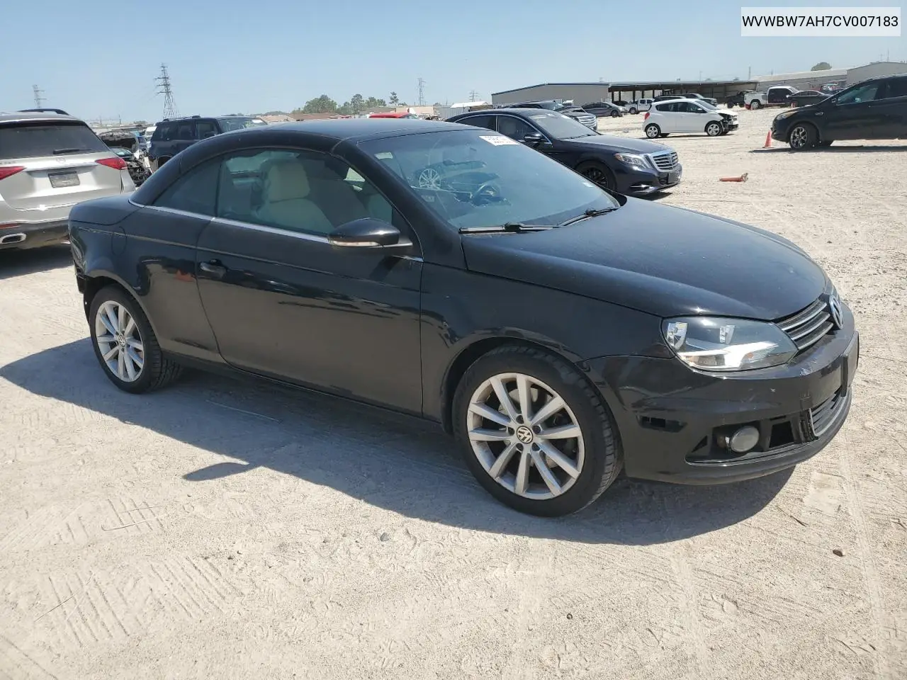 2012 Volkswagen Eos Komfort VIN: WVWBW7AH7CV007183 Lot: 52561265