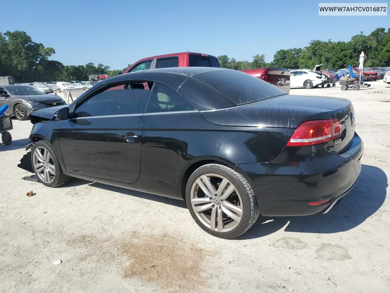 2012 Volkswagen Eos Lux VIN: WVWFW7AH7CV016872 Lot: 52591415