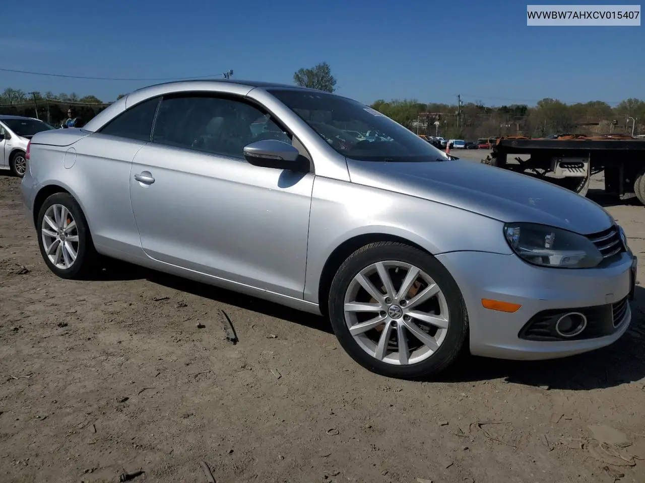 2012 Volkswagen Eos Komfort VIN: WVWBW7AHXCV015407 Lot: 52719025