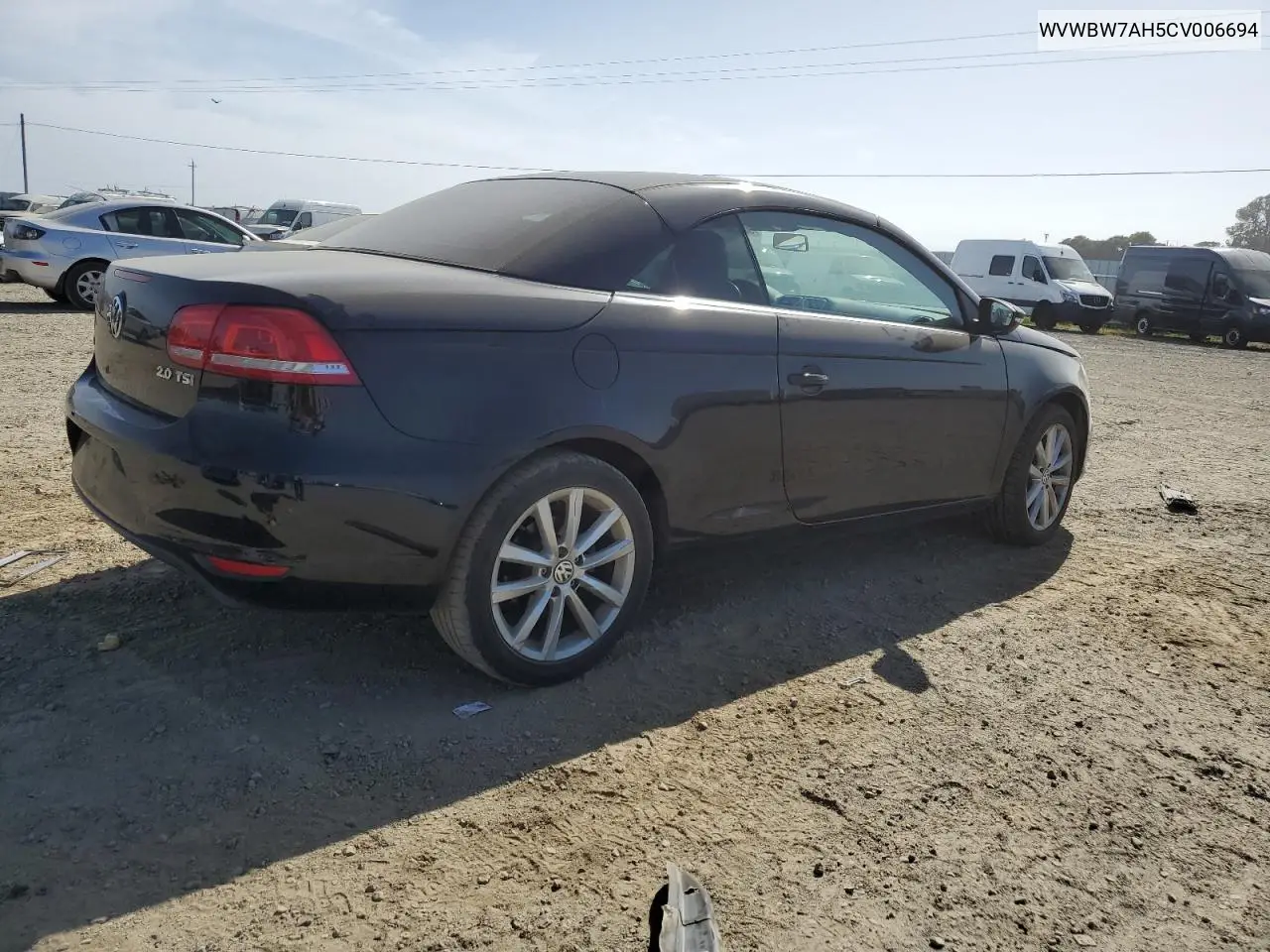 2012 Volkswagen Eos Komfort VIN: WVWBW7AH5CV006694 Lot: 53238935