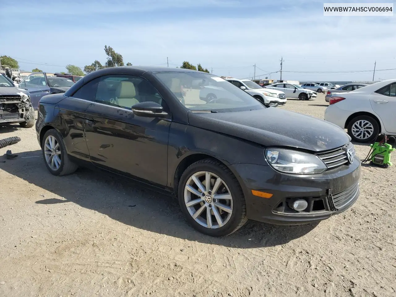 2012 Volkswagen Eos Komfort VIN: WVWBW7AH5CV006694 Lot: 53238935