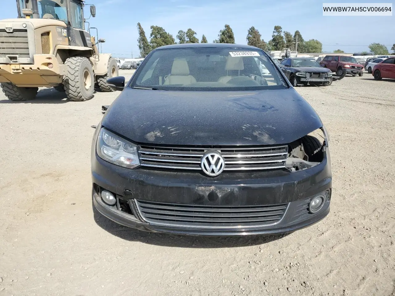2012 Volkswagen Eos Komfort VIN: WVWBW7AH5CV006694 Lot: 53238935