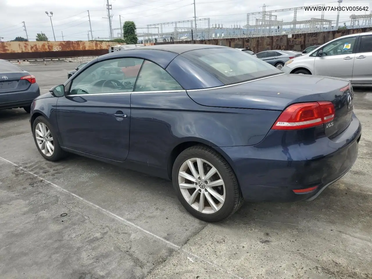 2012 Volkswagen Eos Komfort VIN: WVWBW7AH3CV005642 Lot: 55251845