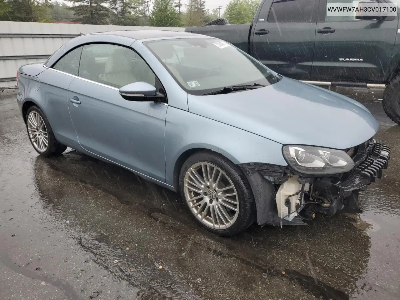 2012 Volkswagen Eos Lux VIN: WVWFW7AH3CV017100 Lot: 57384835