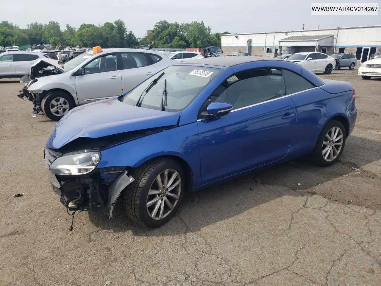2012 Volkswagen Eos Komfort VIN: WVWBW7AH4CV014267 Lot: 58478635