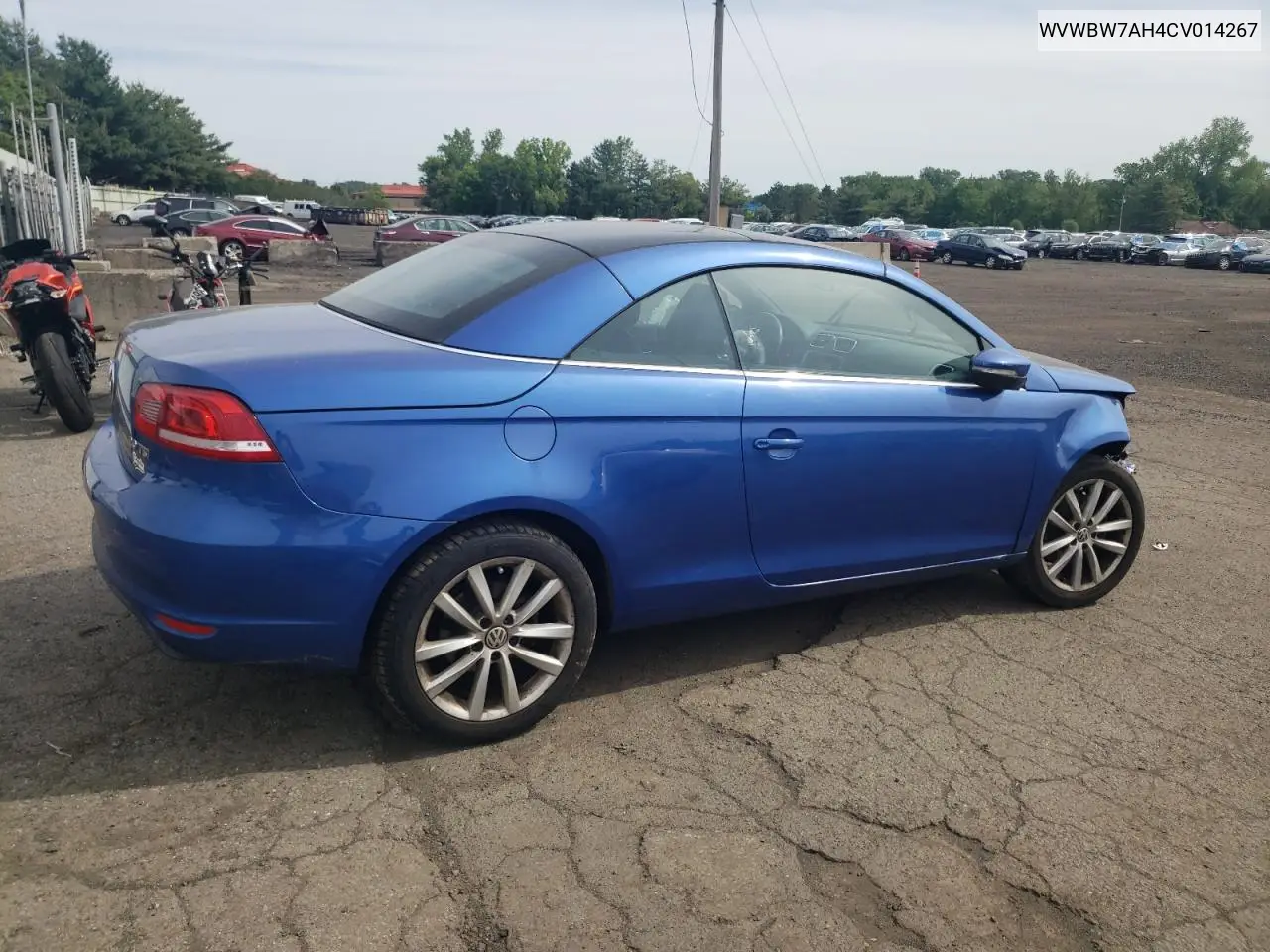 2012 Volkswagen Eos Komfort VIN: WVWBW7AH4CV014267 Lot: 58478635