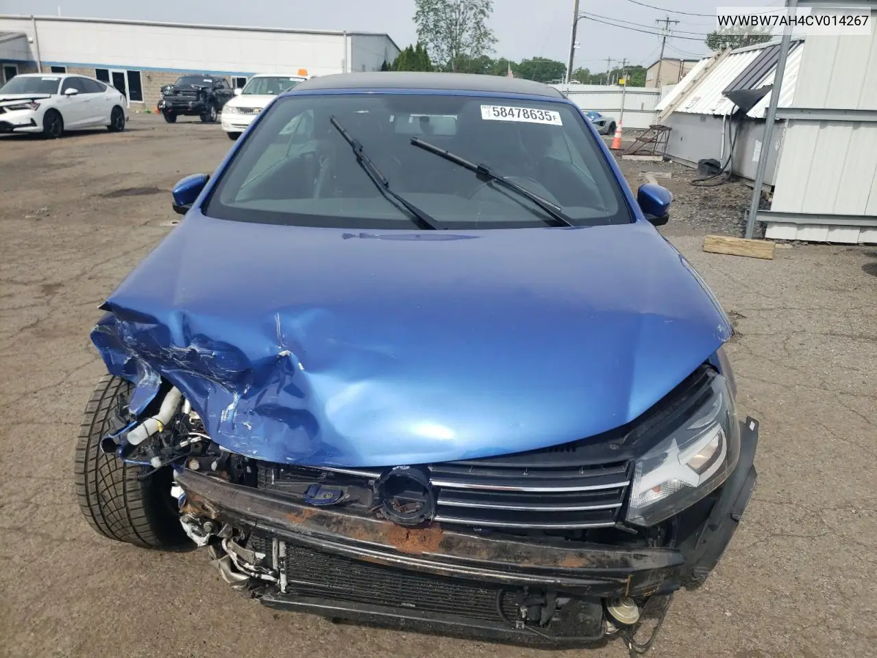 2012 Volkswagen Eos Komfort VIN: WVWBW7AH4CV014267 Lot: 58478635