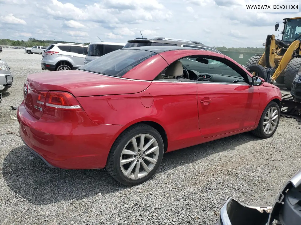 2012 Volkswagen Eos Komfort VIN: WVWBW7AH2CV011884 Lot: 58751905