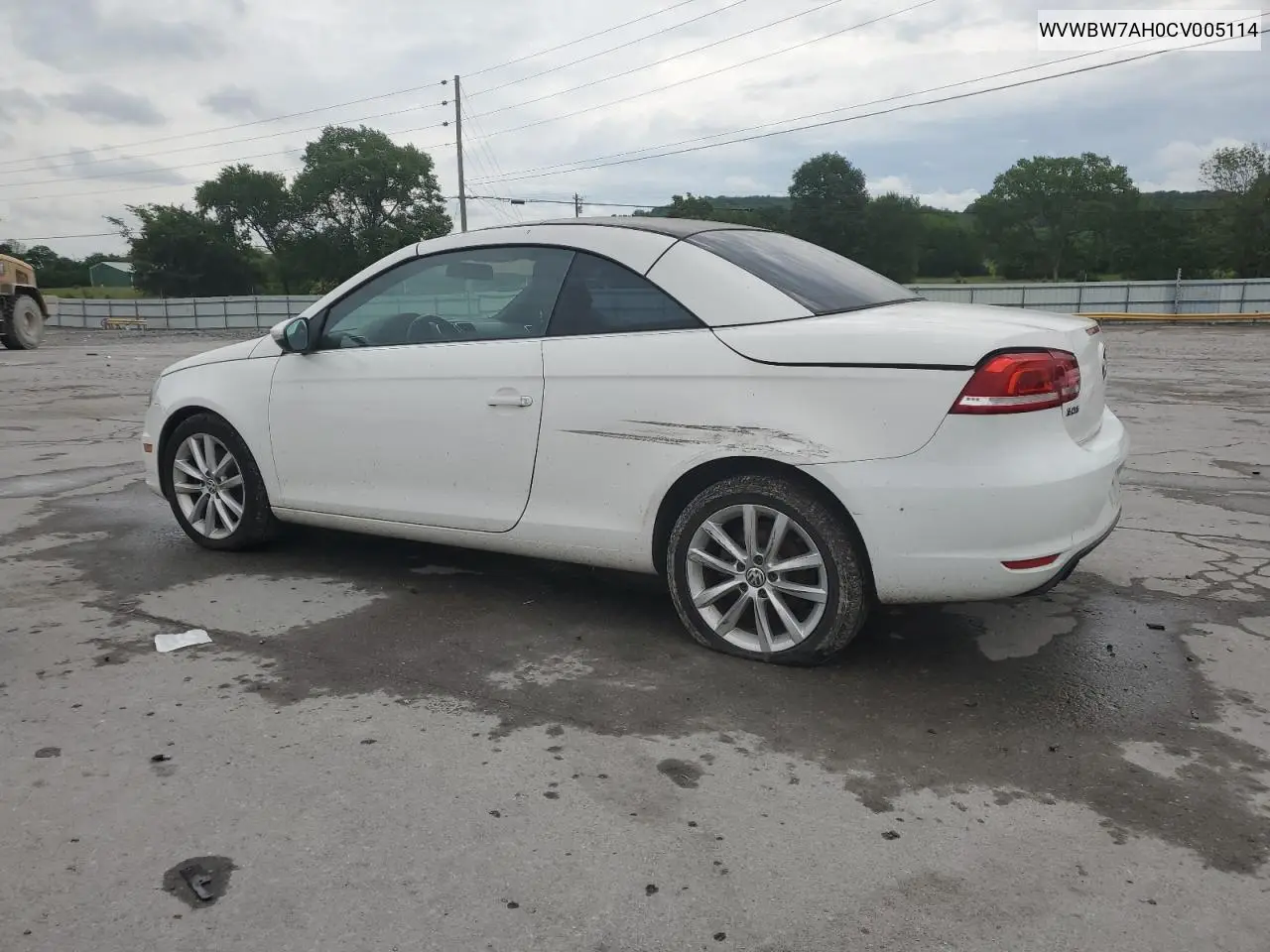 2012 Volkswagen Eos Komfort VIN: WVWBW7AH0CV005114 Lot: 58971525