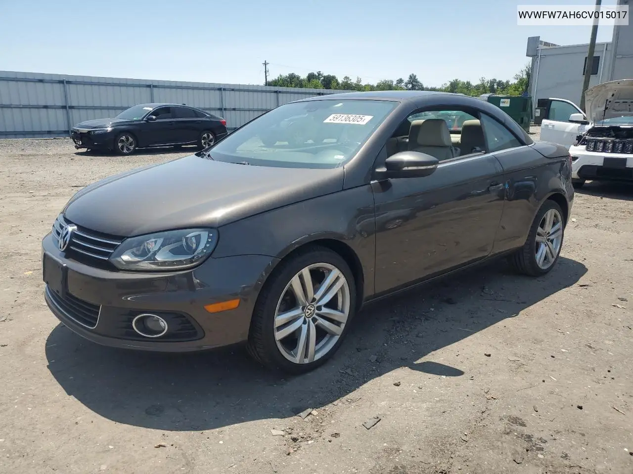 2012 Volkswagen Eos Lux VIN: WVWFW7AH6CV015017 Lot: 59136305