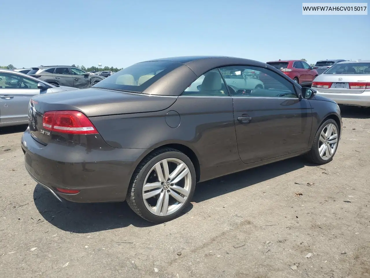 2012 Volkswagen Eos Lux VIN: WVWFW7AH6CV015017 Lot: 59136305