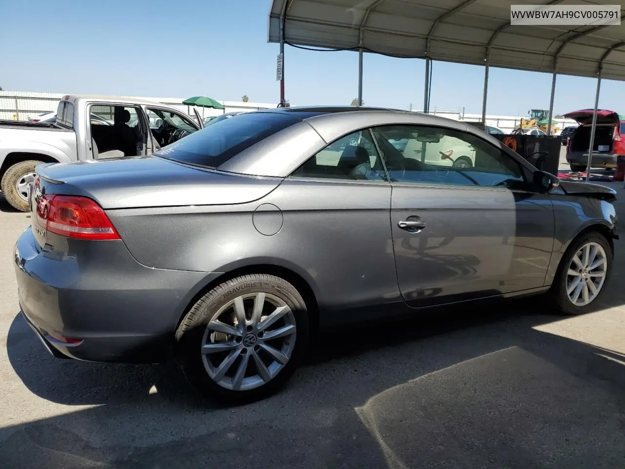 2012 Volkswagen Eos Komfort VIN: WVWBW7AH9CV005791 Lot: 59147045