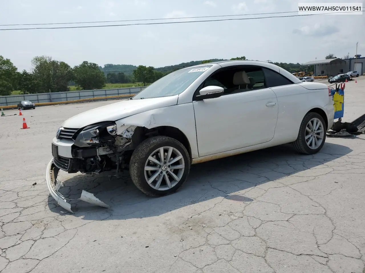 2012 Volkswagen Eos Komfort VIN: WVWBW7AH5CV011541 Lot: 59736415