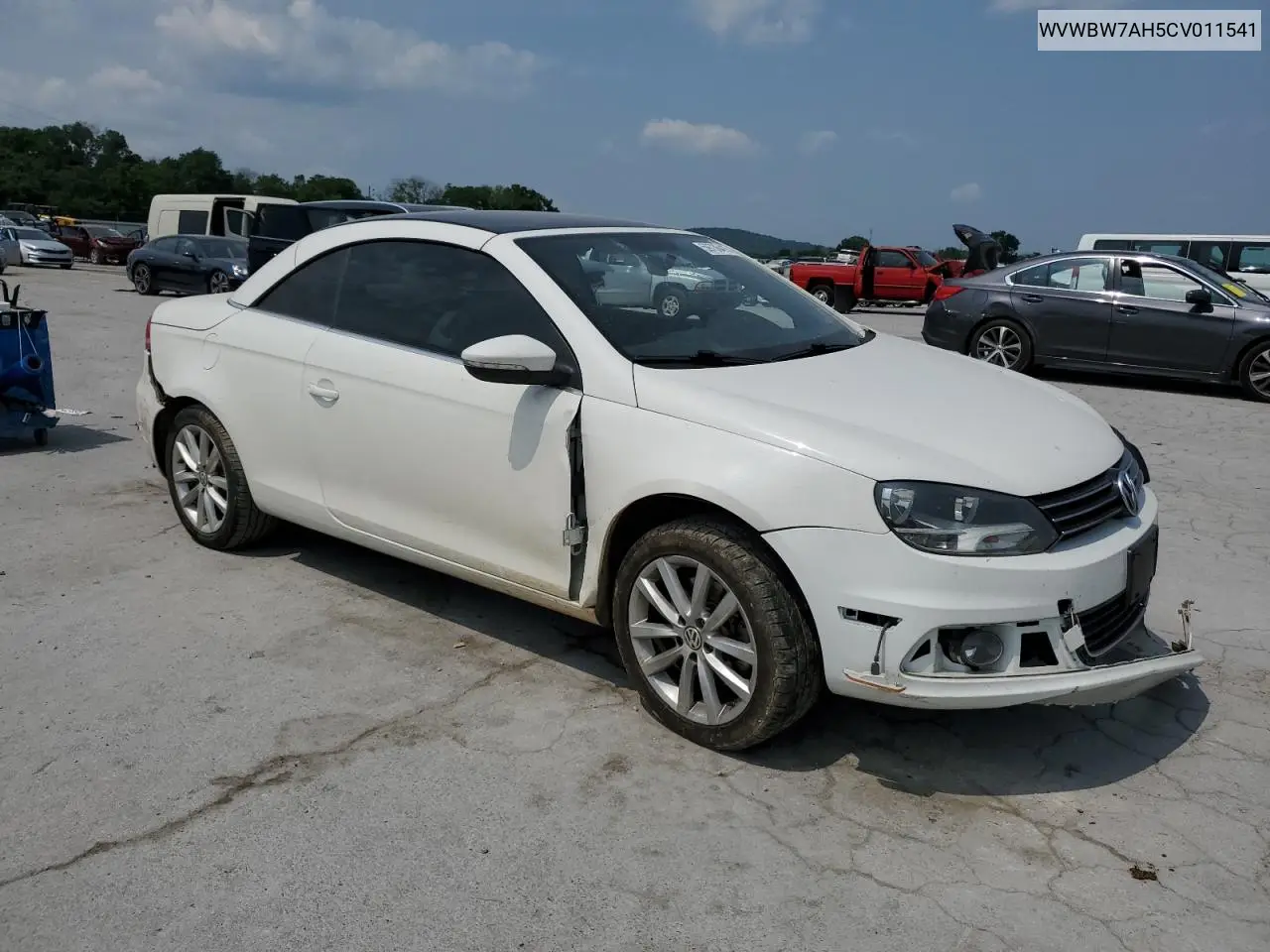 2012 Volkswagen Eos Komfort VIN: WVWBW7AH5CV011541 Lot: 59736415