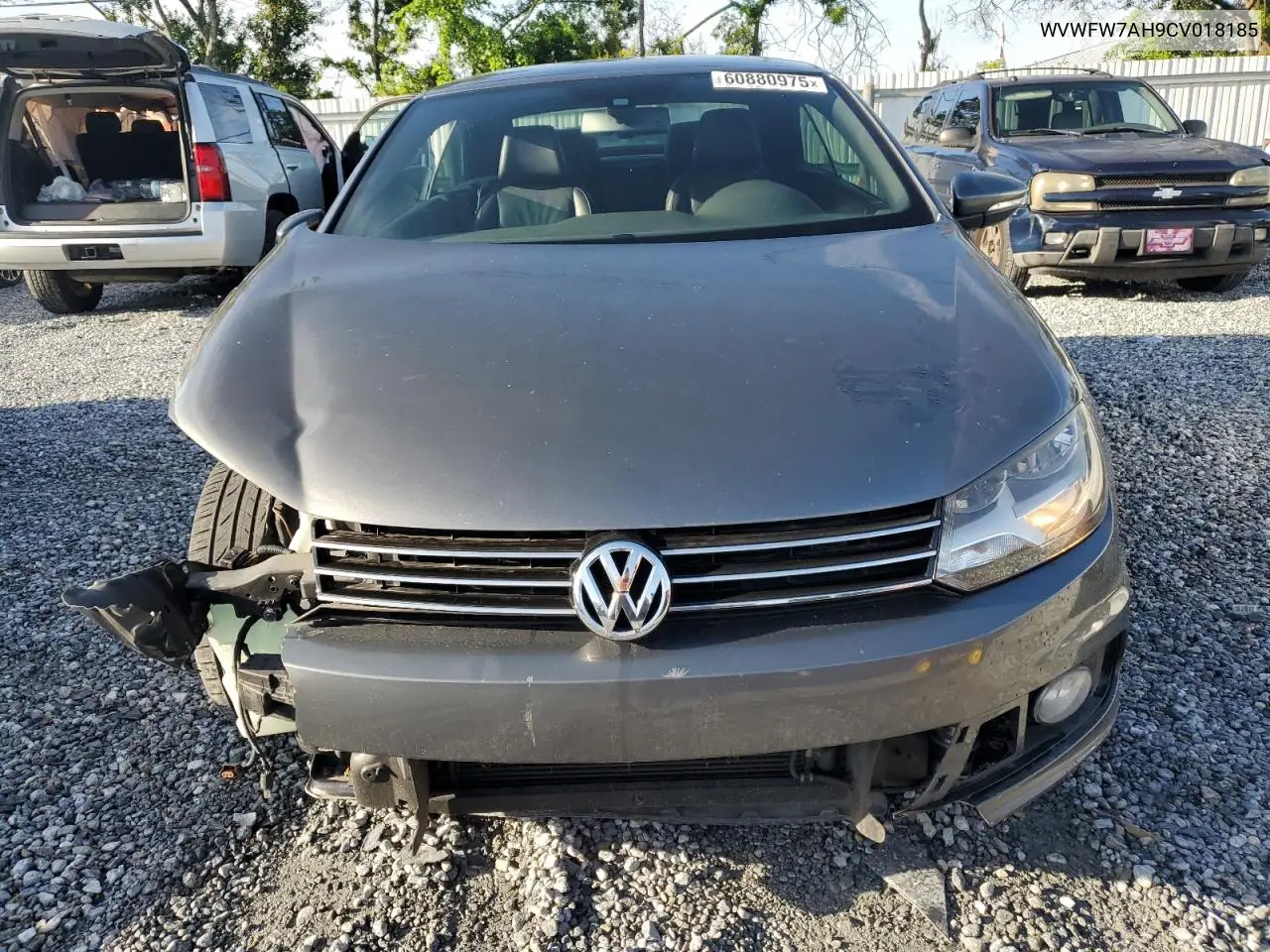 2012 Volkswagen Eos Lux VIN: WVWFW7AH9CV018185 Lot: 60880975