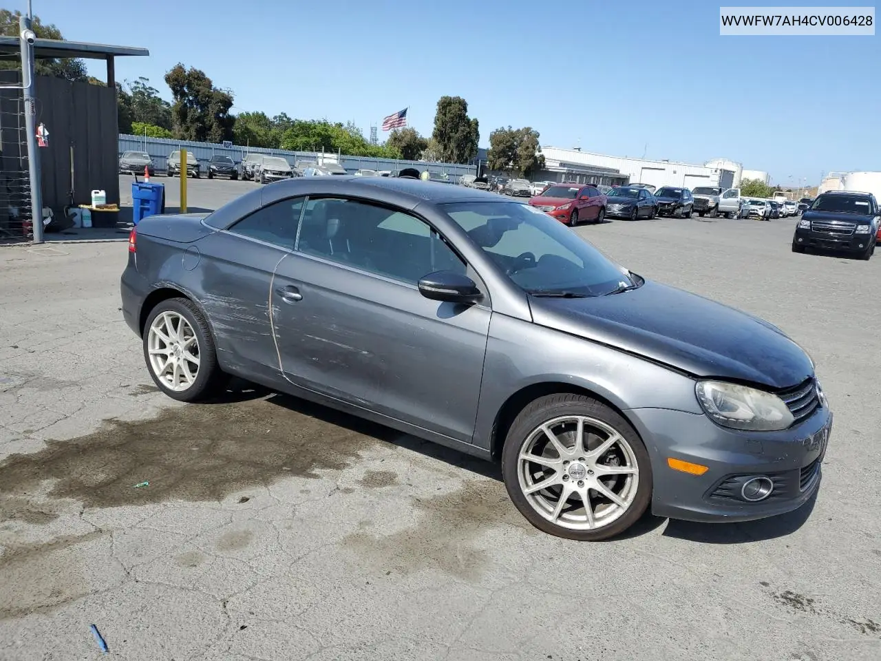 2012 Volkswagen Eos Lux VIN: WVWFW7AH4CV006428 Lot: 61144685