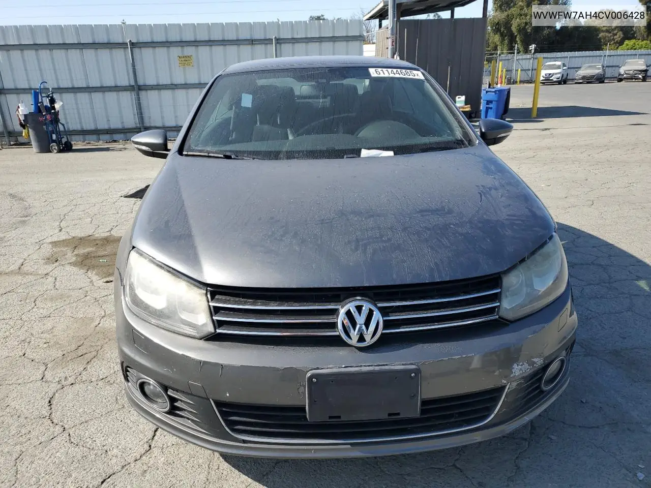 2012 Volkswagen Eos Lux VIN: WVWFW7AH4CV006428 Lot: 61144685