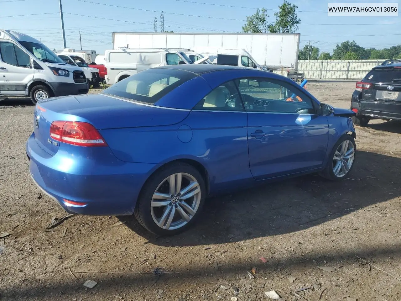 2012 Volkswagen Eos Lux VIN: WVWFW7AH6CV013056 Lot: 61906045