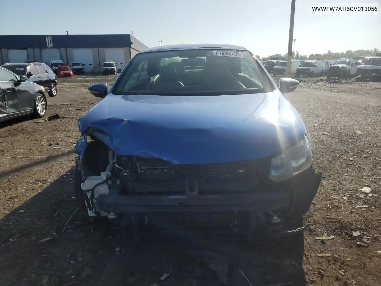 2012 Volkswagen Eos Lux VIN: WVWFW7AH6CV013056 Lot: 61906045