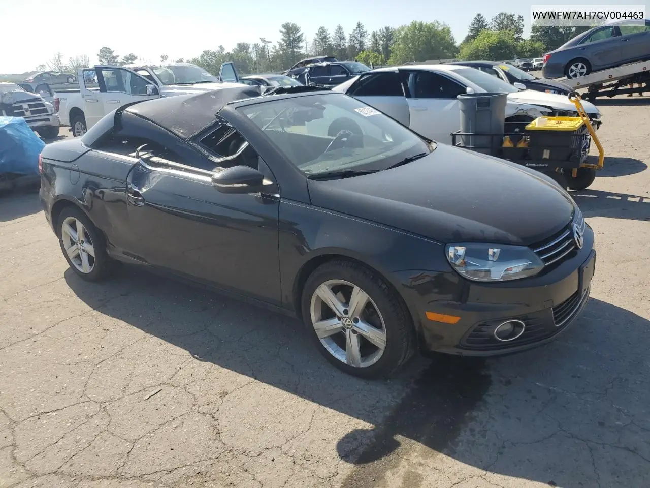 2012 Volkswagen Eos Lux VIN: WVWFW7AH7CV004463 Lot: 62127405