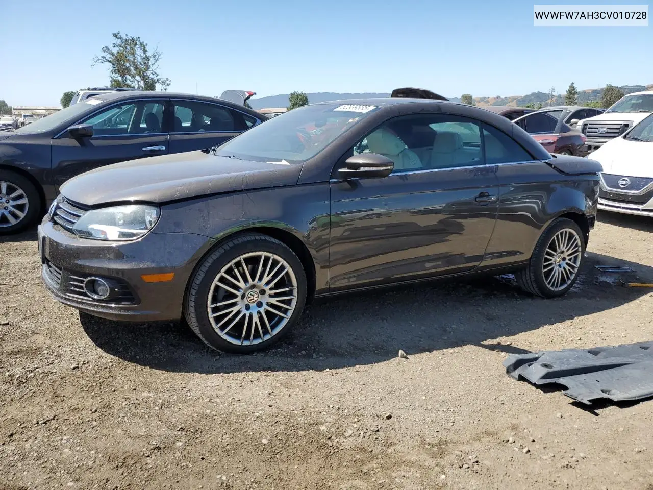 2012 Volkswagen Eos Lux VIN: WVWFW7AH3CV010728 Lot: 62939385