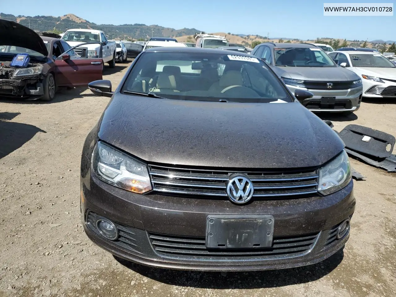 2012 Volkswagen Eos Lux VIN: WVWFW7AH3CV010728 Lot: 62939385