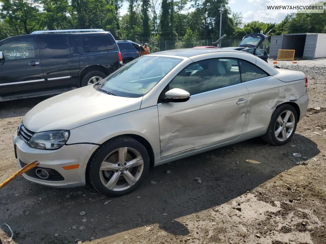 2012 Volkswagen Eos Lux VIN: WVWFW7AH5CV008933 Lot: 63298665