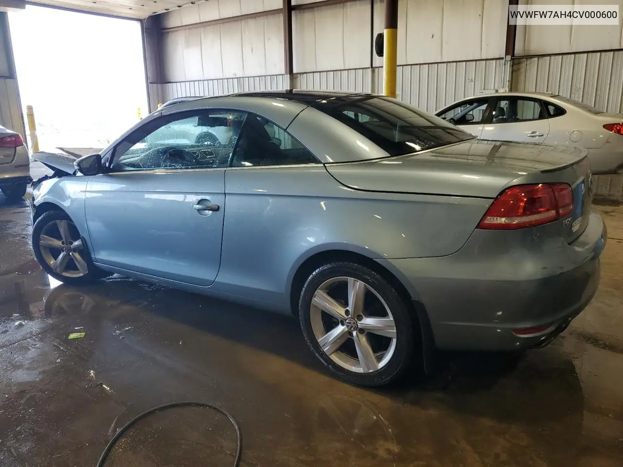 2012 Volkswagen Eos Lux VIN: WVWFW7AH4CV000600 Lot: 63389795