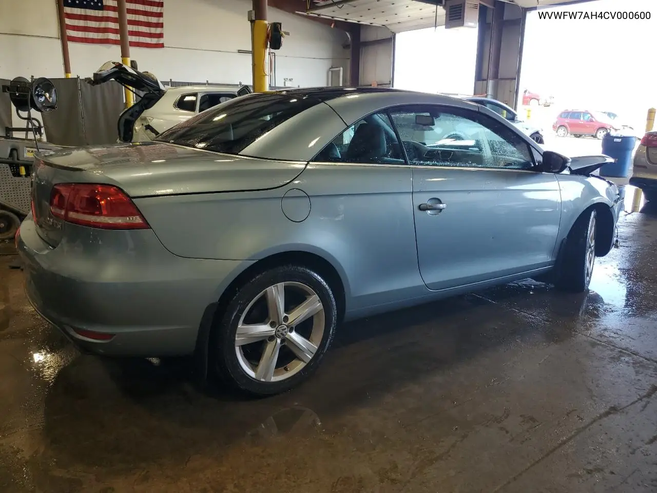 2012 Volkswagen Eos Lux VIN: WVWFW7AH4CV000600 Lot: 63389795