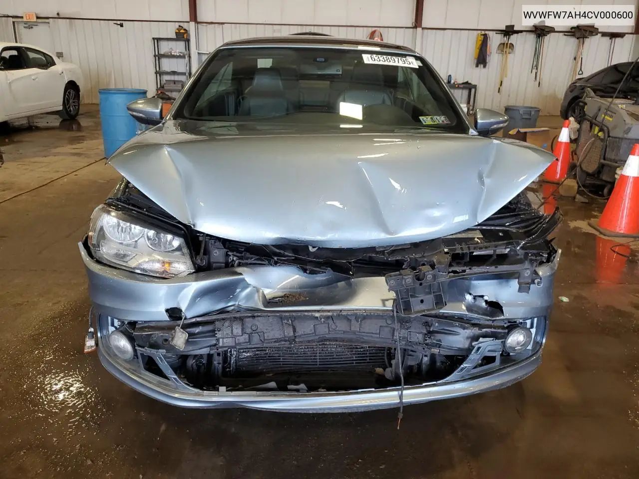 2012 Volkswagen Eos Lux VIN: WVWFW7AH4CV000600 Lot: 63389795