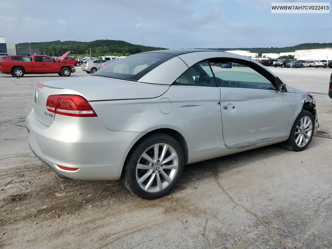 2012 Volkswagen Eos Komfort VIN: WVWBW7AH7CV022413 Lot: 63625255