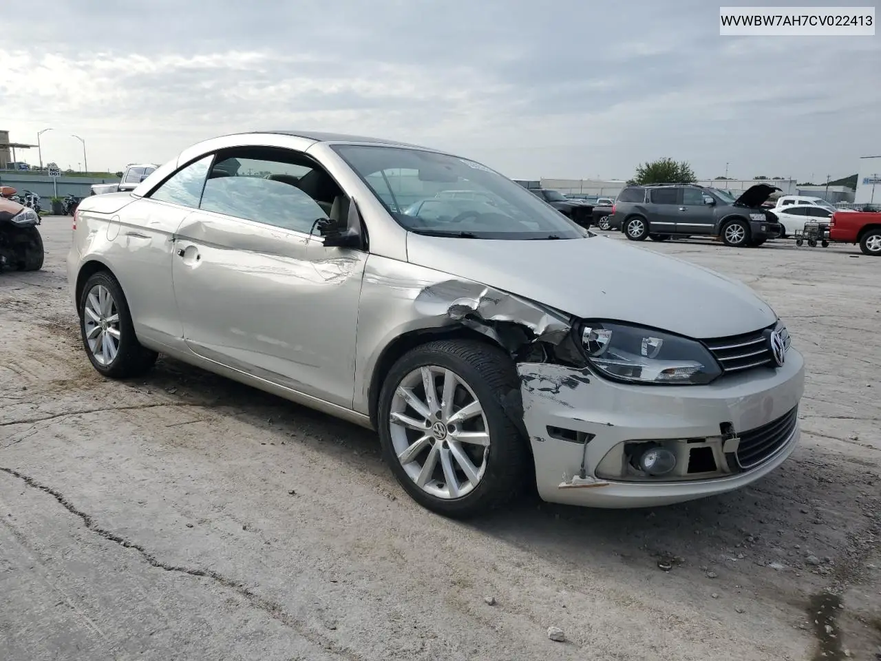2012 Volkswagen Eos Komfort VIN: WVWBW7AH7CV022413 Lot: 63625255