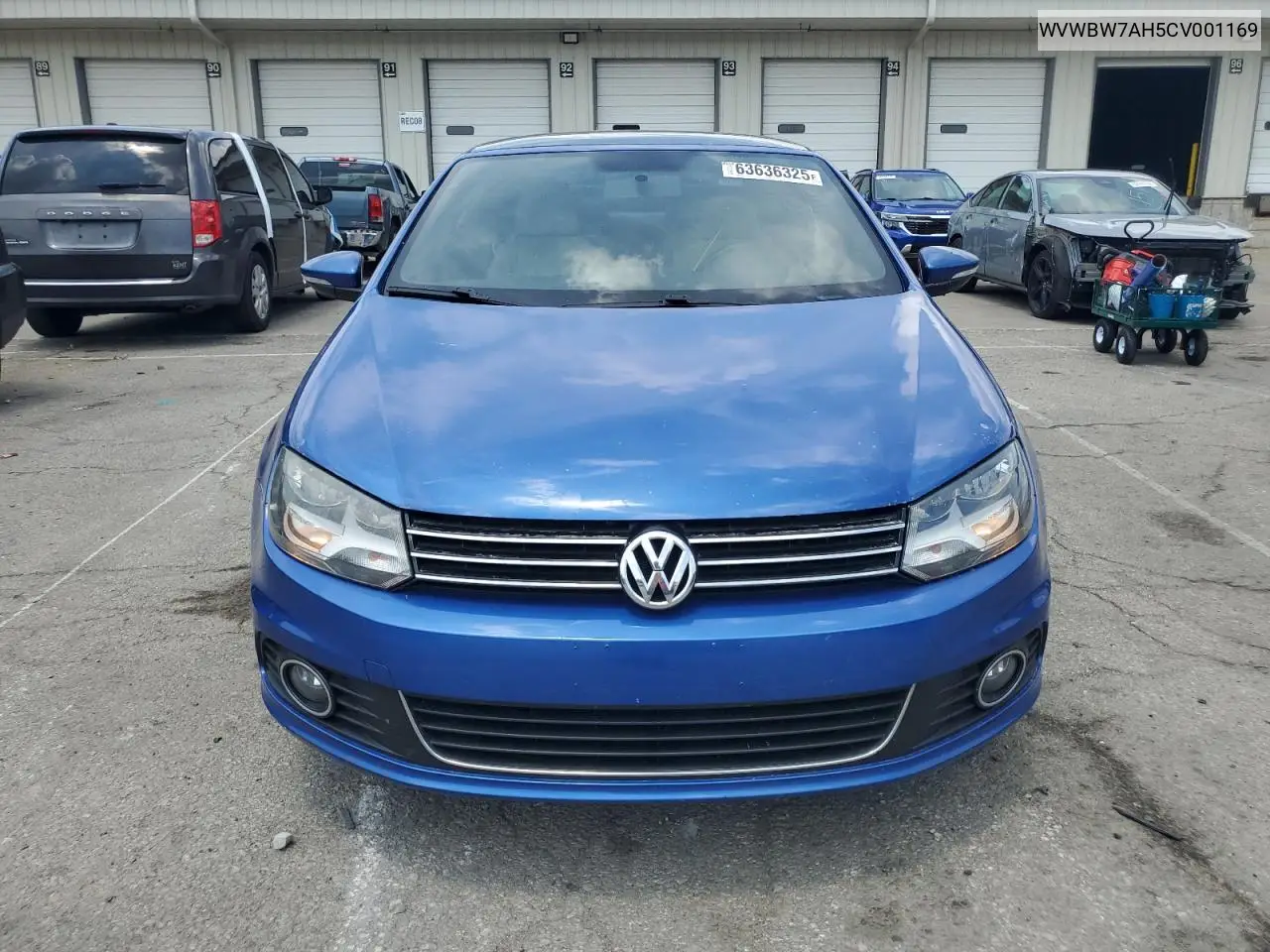 2012 Volkswagen Eos Komfort VIN: WVWBW7AH5CV001169 Lot: 63636325
