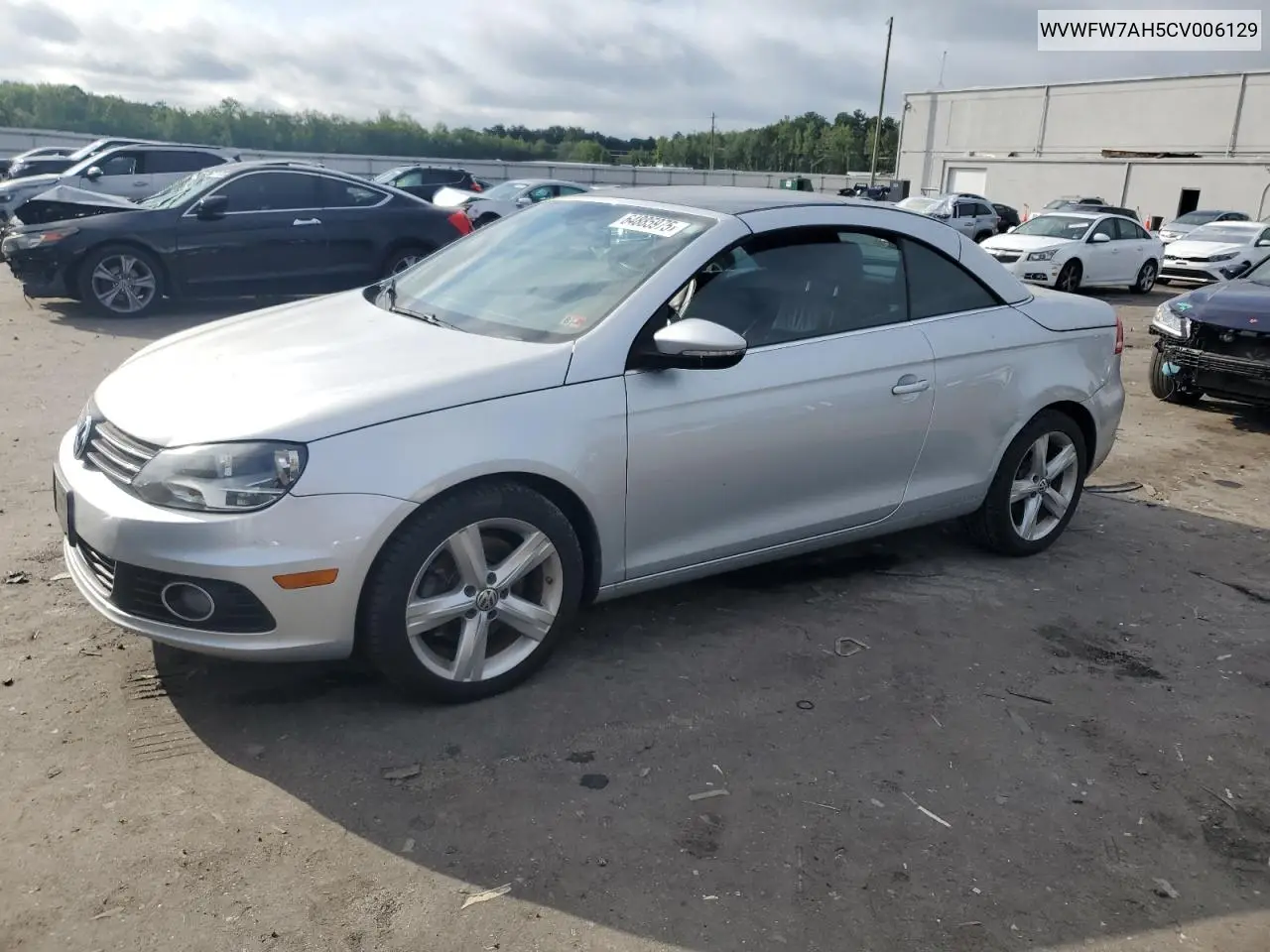 2012 Volkswagen Eos Lux VIN: WVWFW7AH5CV006129 Lot: 64885975