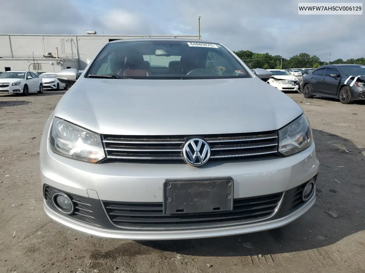 2012 Volkswagen Eos Lux VIN: WVWFW7AH5CV006129 Lot: 64885975