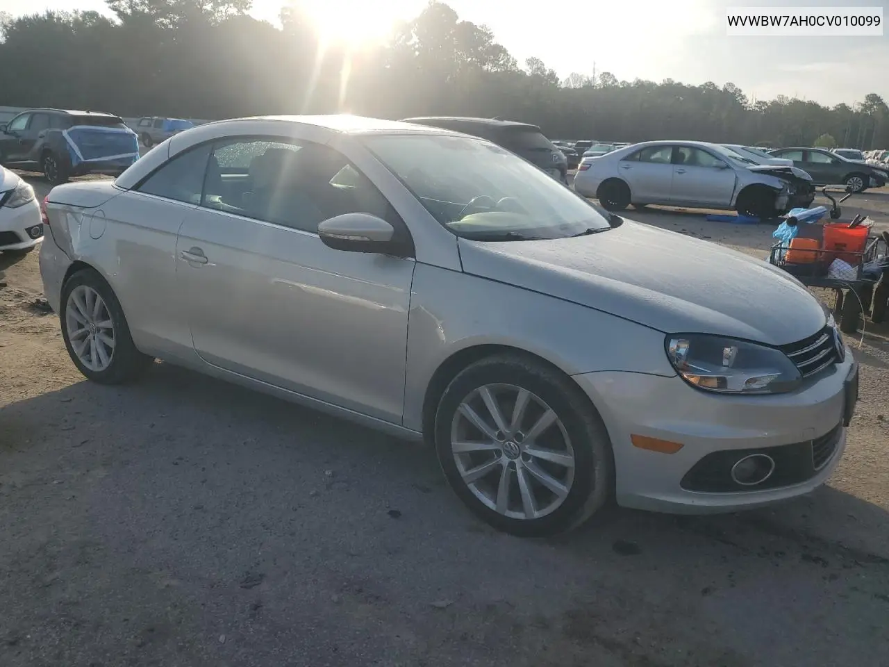 2012 Volkswagen Eos Komfort VIN: WVWBW7AH0CV010099 Lot: 65247005