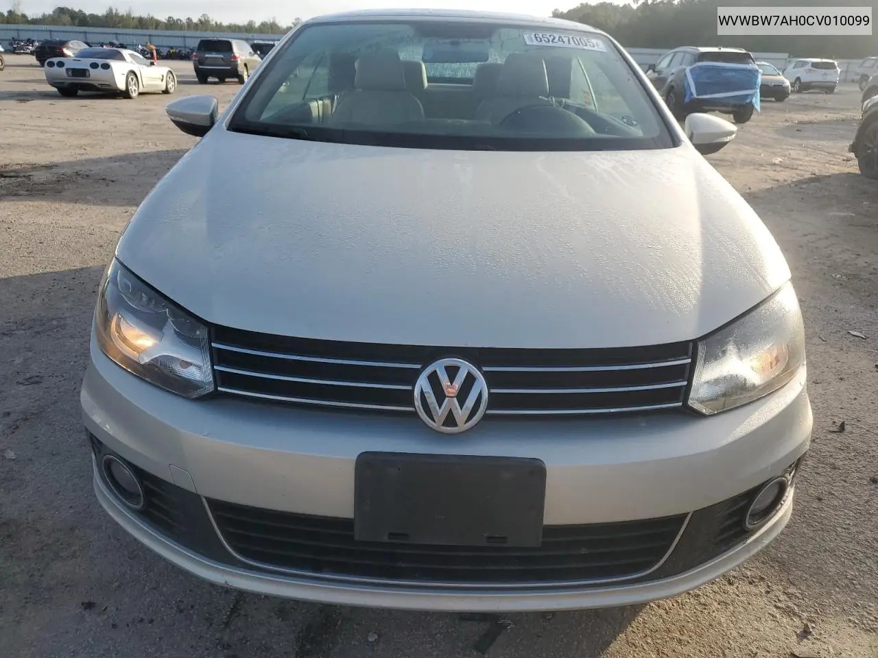 2012 Volkswagen Eos Komfort VIN: WVWBW7AH0CV010099 Lot: 65247005