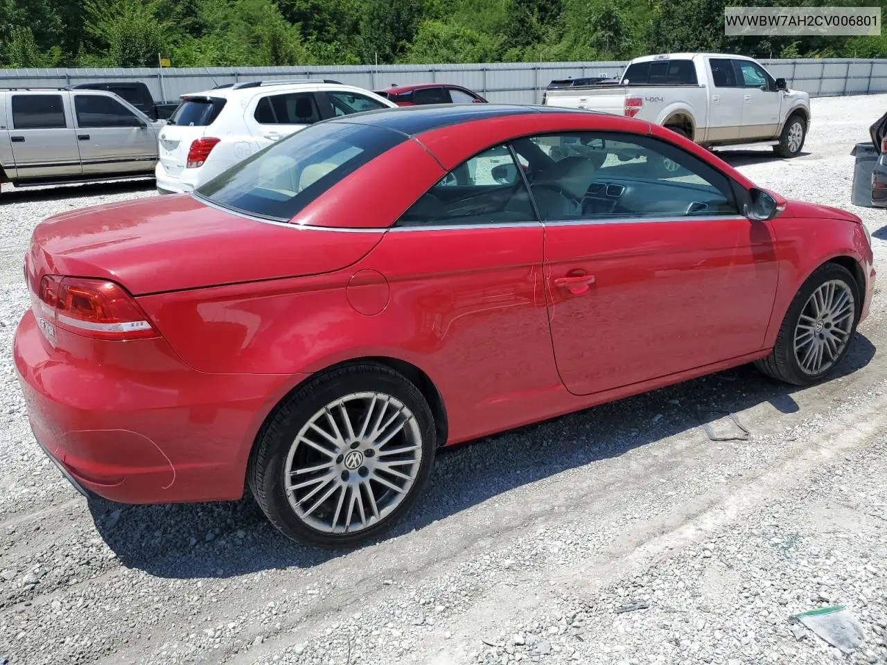2012 Volkswagen Eos Komfort VIN: WVWBW7AH2CV006801 Lot: 65907025