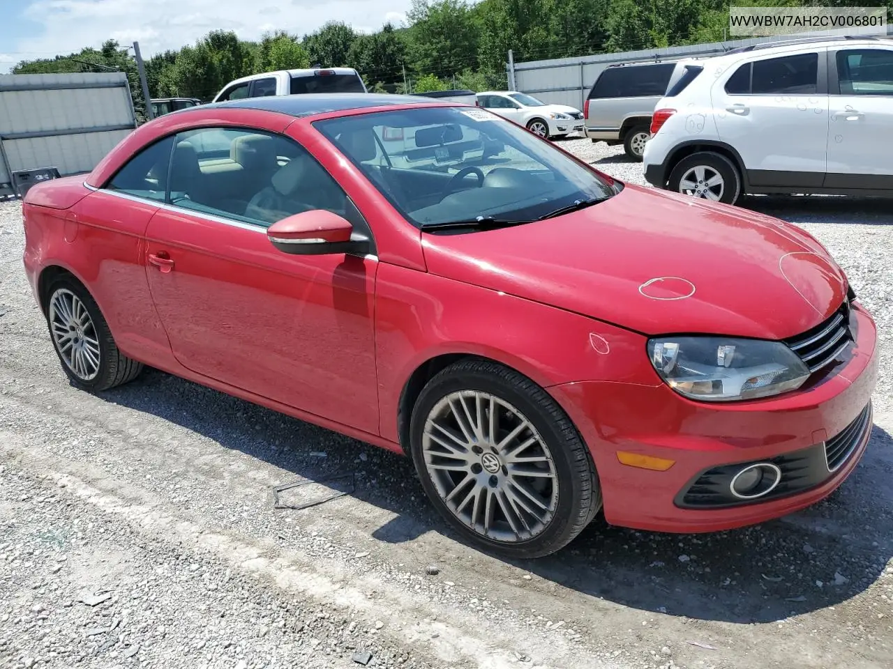 2012 Volkswagen Eos Komfort VIN: WVWBW7AH2CV006801 Lot: 65907025