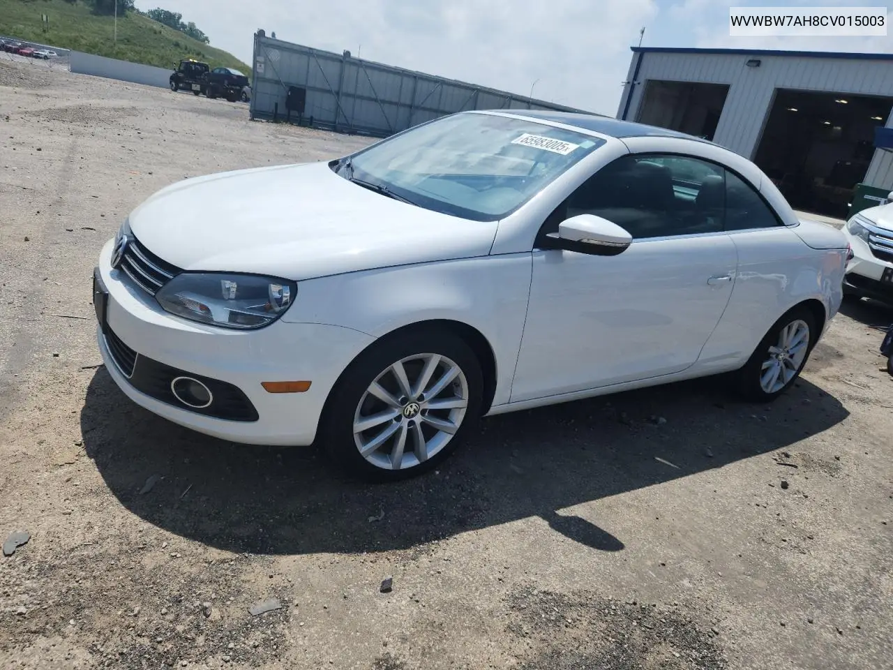 2012 Volkswagen Eos Komfort VIN: WVWBW7AH8CV015003 Lot: 65983005