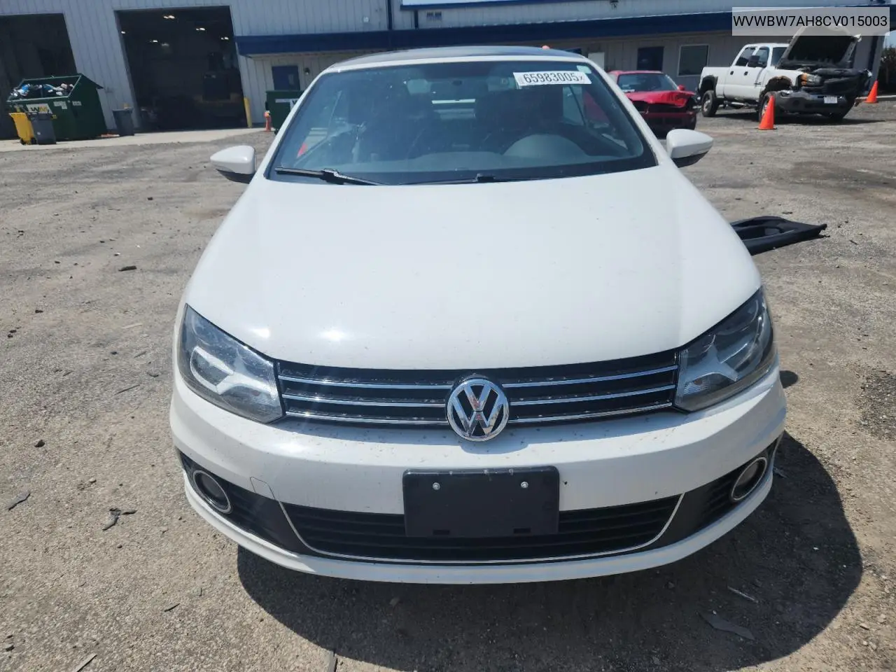 2012 Volkswagen Eos Komfort VIN: WVWBW7AH8CV015003 Lot: 65983005