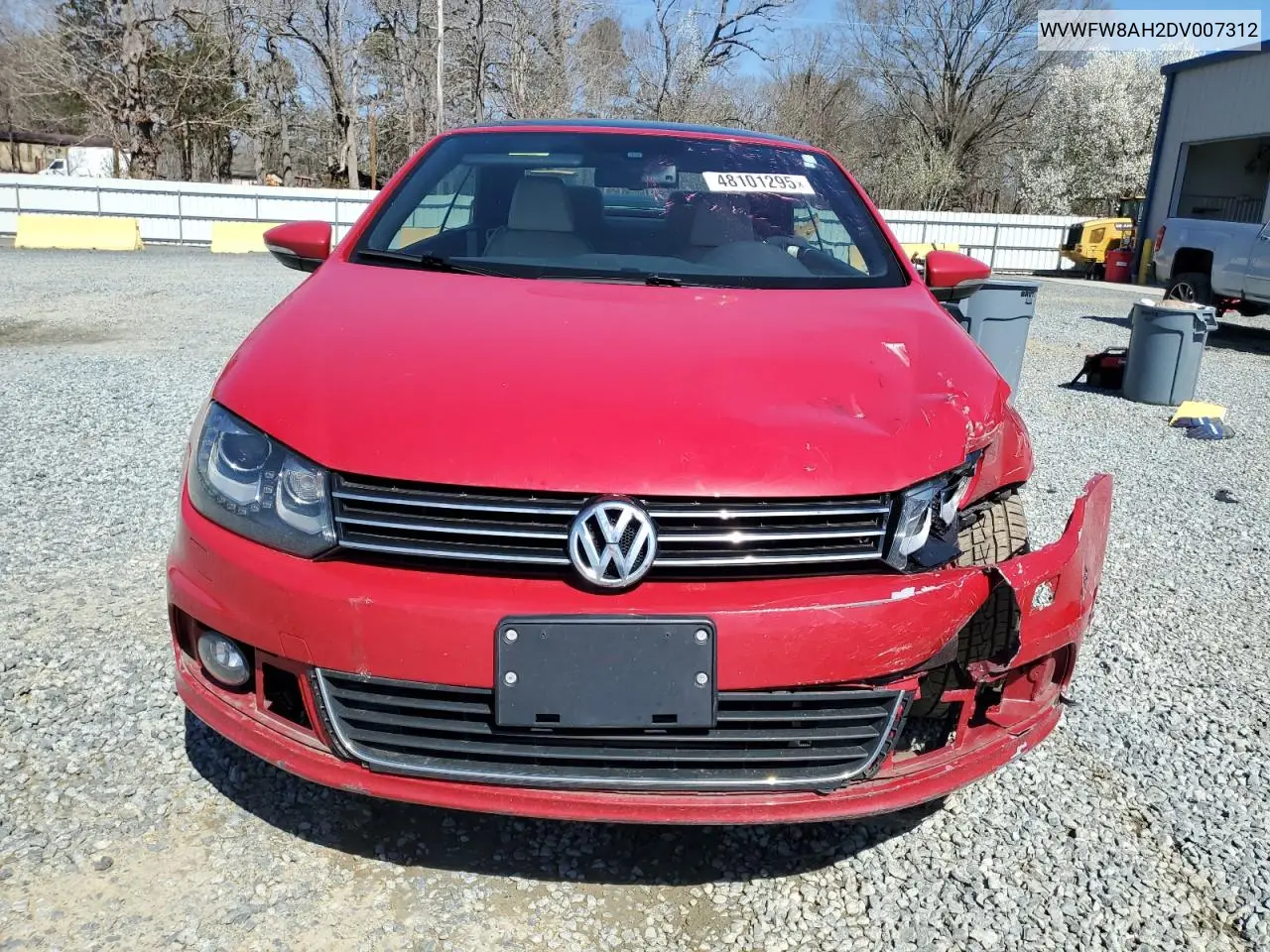 2013 Volkswagen Eos Lux VIN: WVWFW8AH2DV007312 Lot: 48101295