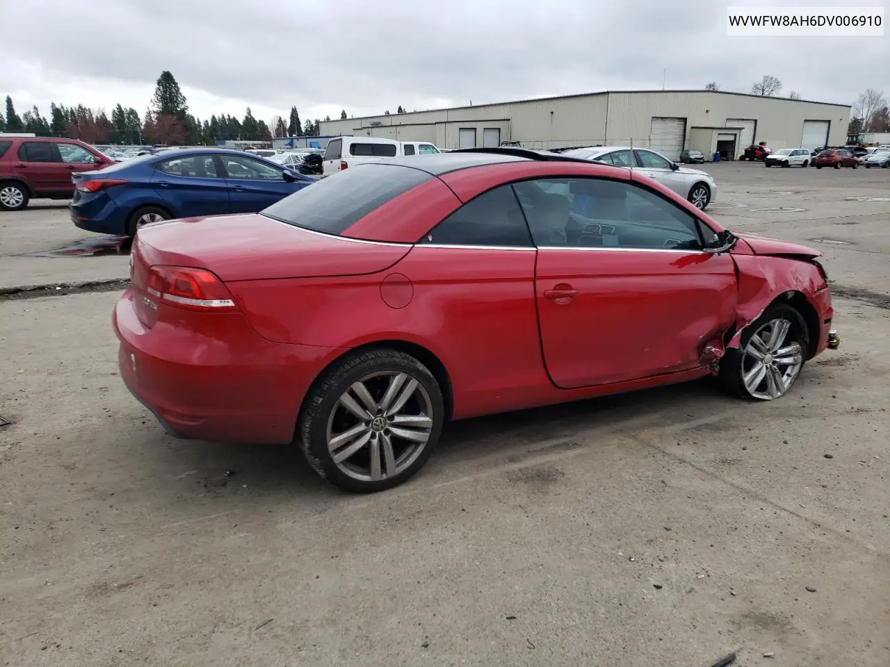 2013 Volkswagen Eos Lux VIN: WVWFW8AH6DV006910 Lot: 48490965